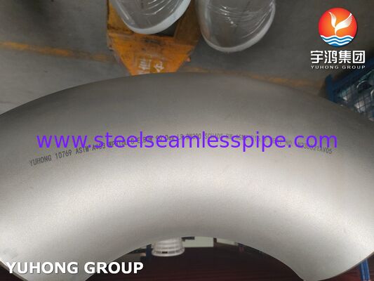 El codo del tubo sin costura de acero inoxidable ASTM A403 WP316L-S