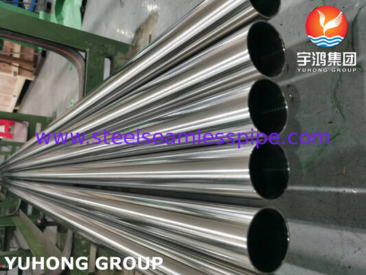 Tubo Sanitario ASTM A270 TP316L Acero Inoxidable Tubo Brillante Recocido Sin Costura Para la Industria Cervecera