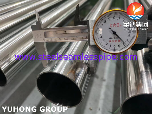 Tubo Sanitario ASTM A270 TP316L Acero Inoxidable Tubo Brillante Recocido Sin Costura Para la Industria Cervecera