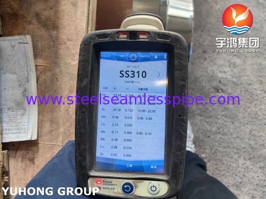 Brida de cuello soldado forjada de acero inoxidable ASTM A182 F310 para sistemas de tuberías de alta temperatura y alta presión