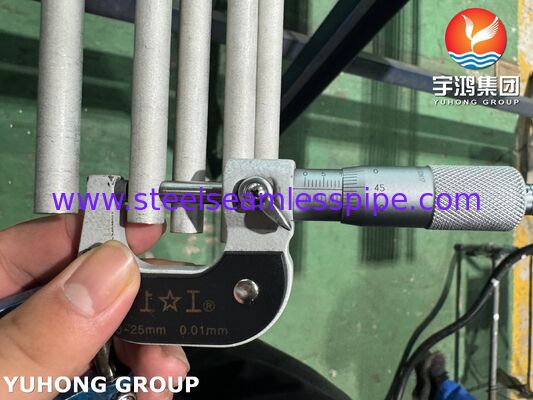 Tubo sin costura de acero inoxidable ASTM A269 TP316L para condensador, encurtido y recocido