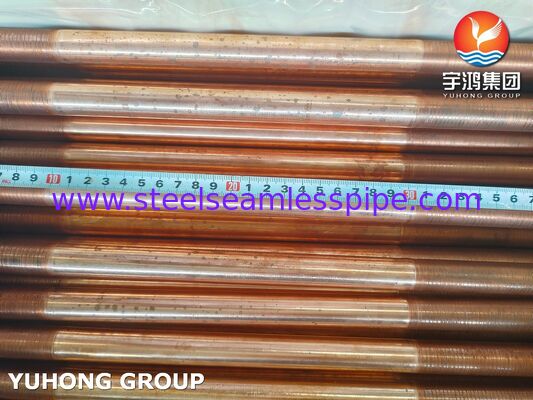 Tubo SMLS ASTM B111 C12200, para intercambiadores de calor, tubo sin costuras de cobre