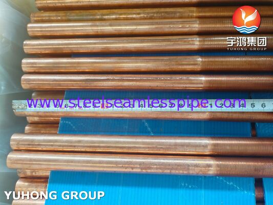 Tubo SMLS ASTM B111 C12200, para intercambiadores de calor, tubo sin costuras de cobre