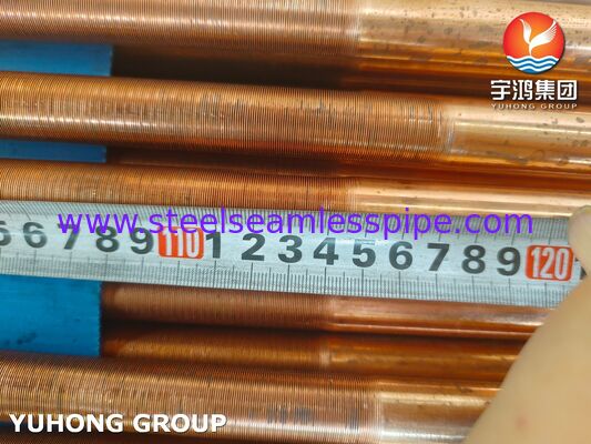 Tubo SMLS ASTM B111 C12200, para intercambiadores de calor, tubo sin costuras de cobre