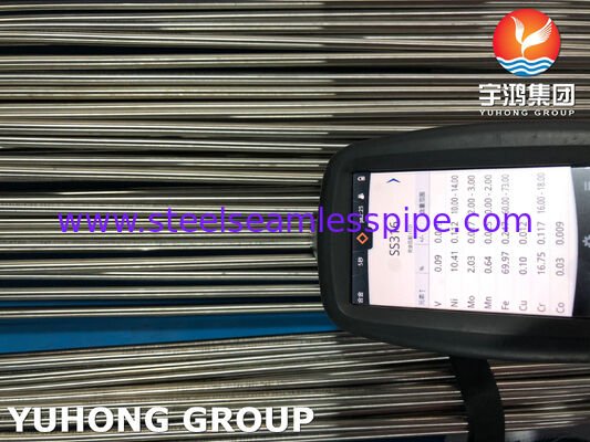 Tubo sanitario U Bend, 3A / ASTM A270 TP316L Tubo sin costuras de acero inoxidable con recocido brillante