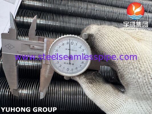 A179 / AL1060 Tubos con aletas enrolladas para intercambiadores de calor y calderas eficientes