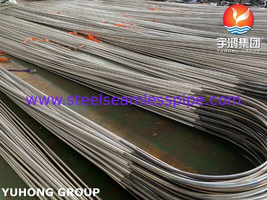 Tubo de intercambiador de calor de aleación de níquel en U Monel400 ASME SB163 N04400