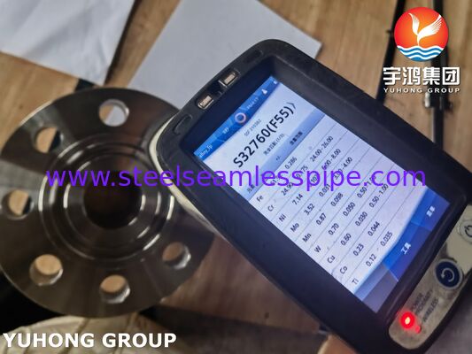 Brida de cuello soldado ASTM A182 F55 S32760 RTJ EN 1.4501 X2CrNiMoCuWN25-7-4