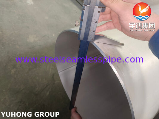 Tubería de acero inoxidable de soldadura doble EFW ASTM A358 / ASME SA358 TP316/316L Clase 1