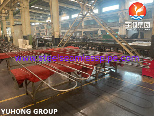 Tubo en U sin costura de aleación de cobre y níquel Monel 400 ASME SB163, intercambiador de calor TEMA, aplicación de intercambiador de calor de carcasa y tubos