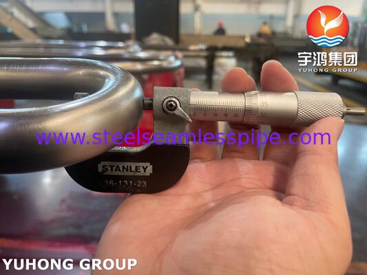 Tubo en U sin costura de aleación de cobre y níquel Monel 400 ASME SB163, intercambiador de calor TEMA, aplicación de intercambiador de calor de carcasa y tubos