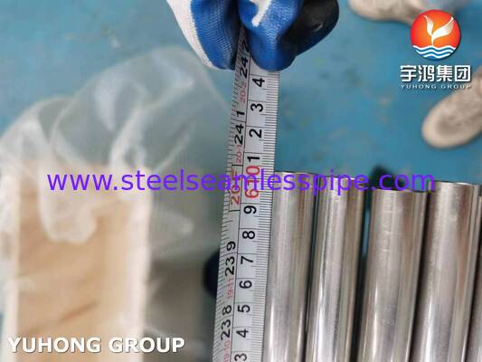 Tubo soldado de acero inoxidable ASTM A249 TP304 recocido brillante para cervecería