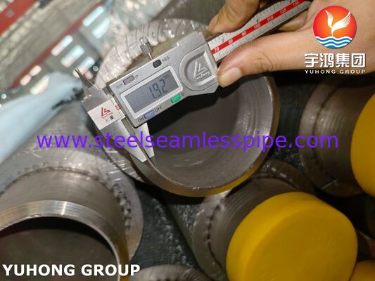 Tubos de acero inoxidable ASTM A312 TP347H para calderas de calor residual