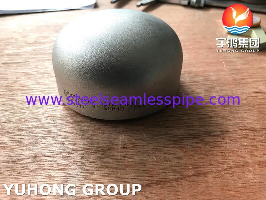 A403 WP304L-S Tapa, B16.9 Acero Inoxidable de Bajo Carbono para Soldadura a Tope para Ingeniería Hidráulica