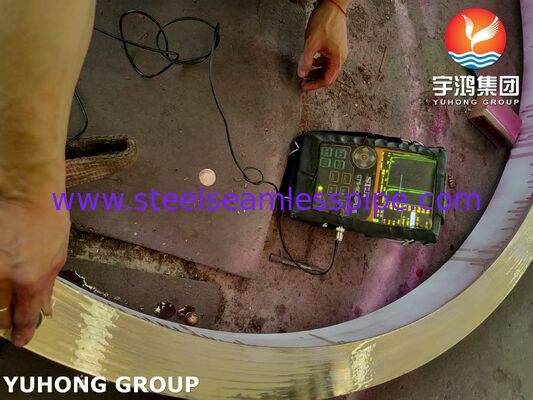 ASME SB171 C70600 CuNi 90/10 anillo forjado para agua de mar y sistemas marinos