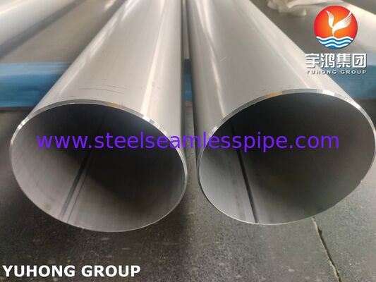 Tubería soldada de acero inoxidable ASTM A358 CL1 TP316 / TP316L para la industria petroquímica 100% RT