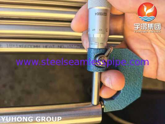 ASME SA269 TP316 Tubos de acero inoxidable sin costura y brillante recocido para la industria de las bebidas