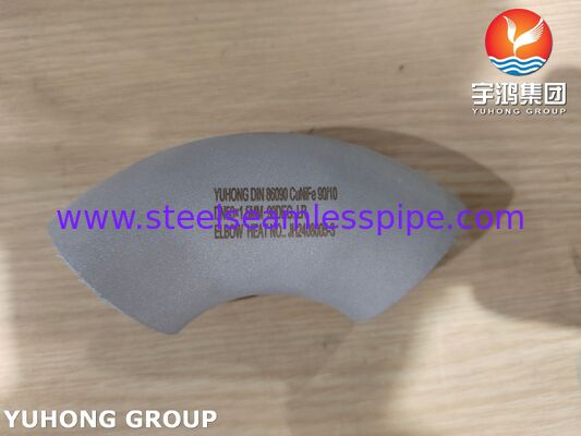 DIN 86090 CuNiFe 90-10 Elbow C70600 para construcción naval, ingeniería marina y sistemas de tuberías de agua de mar