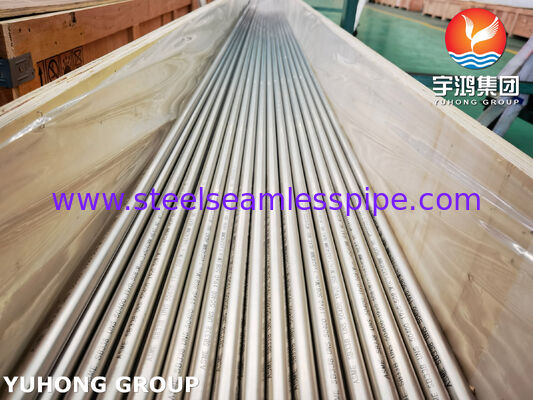 ASTM B338 R50400 Tubos de titanio y aleación de titanio sin costuras y soldados para condensadores y intercambiadores de calor