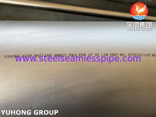 ASTM B423 UNS N08825 / DIN 2.4858 Seamless Pipe Inconel825 Nickel Alloy Pipe
