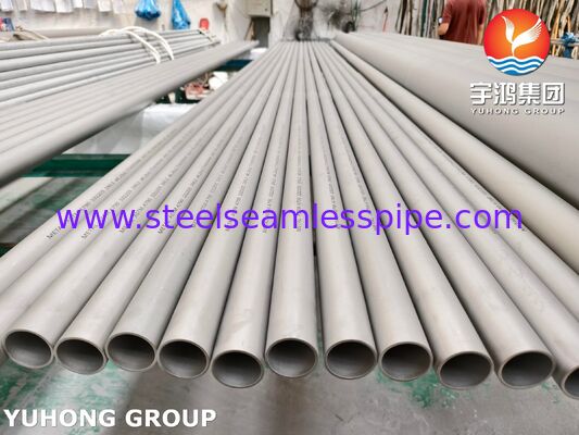 ASTM A790 UNS S32205 Tubería de acero inoxidable dúplex (ferrítico/austenítico) sin costura y soldada