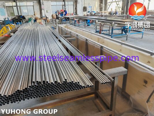 Tubo soldado de acero inoxidable brillante recocido ASTM A249 TP316L para la industria del diario