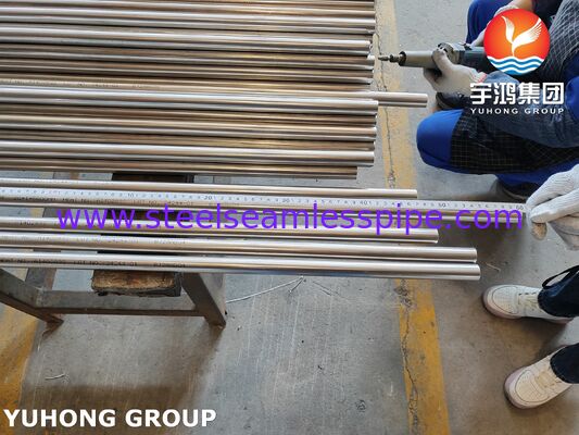 Tubo soldado de acero inoxidable brillante recocido ASTM A249 TP316L para la industria del diario