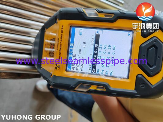 Tubo soldado de acero inoxidable brillante recocido ASTM A249 TP316L para la industria del diario