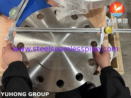 Brida ciega ASTM A182 F51 Dúplex 2205 Brida ASME B16.5 BLRF Brida de acero dúplex