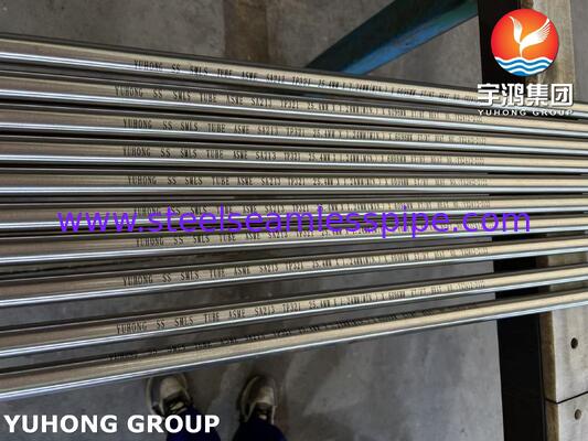 Tubo de intercambiador de calor sin costura de acero inoxidable ASME SA213 TP321 Tubo de curvatura en U brillante recocido