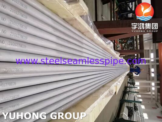 Tubo sin costura de acero dúplex ASTM A789 S31803 S32205 S32750 S32760, tubo súper dúplex para aplicaciones de intercambiadores de calor