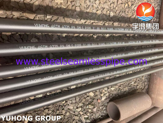 ASTM A335 ASME SA335 P9 Tubería de acero de aleación sin costura resistente a la fluencia a alta temperatura para proveedores petroquímicos y de generación de energía