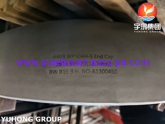Instalaciones de tuberías de acero inoxidable soldadas a tope con casquillo de extremo ASME SA403/ASTM A403 WP304H ASME B16.9