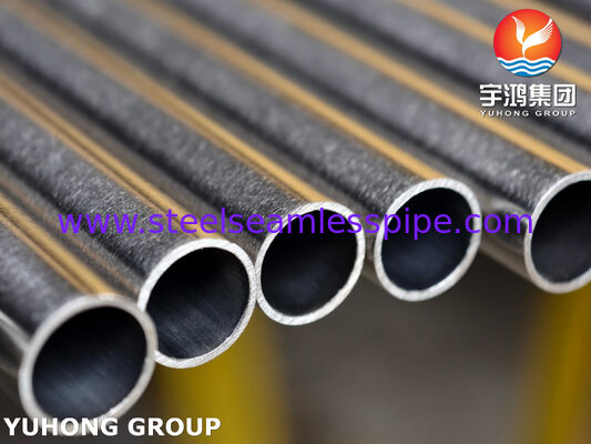 ASTM A789 UNS S32205 Tubos de acero dúplex 450MPa Rendimiento Cl− Resistente al intercambiador de calor