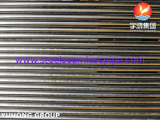 ASTM A789 UNS S32205 Tubos de acero dúplex 450MPa Rendimiento Cl− Resistente al intercambiador de calor