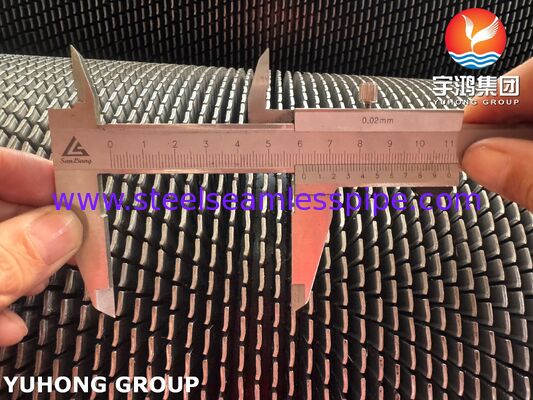 Tubos de aleta dentada ASTM A335 P22 Base y 1Cr13 aletas