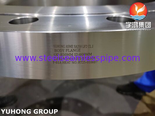 ASME SA350 LF2 CL.1 Flange de cuerpo forjado de acero de baja aleación y carbono para baja temperatura