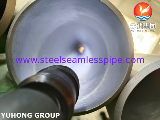 ASTM A376 TP347H Tubo sin costura Nb-estabilizado 515MPa Hasta 900 °C para horno de agrietamiento de supercalentador