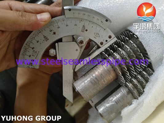 Tubos de aletas dentadas ASTM A213 TP304 | Tubos intercambiadores de calor de alta eficiencia de acero inoxidable