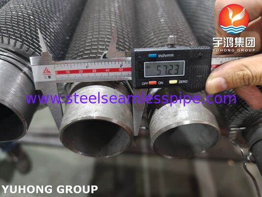 Tubos de aletas dentadas ASTM A213 TP304 | Tubos intercambiadores de calor de alta eficiencia de acero inoxidable
