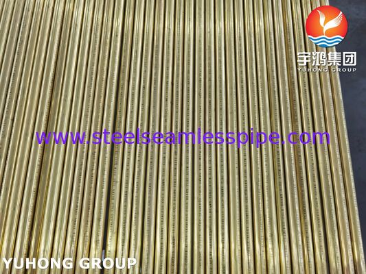 Tubo sin costura de aleación de cobre ASTM B111 C44300 C70600 C71500 C68700 C71640 Aplicación del condensador del radiador del enfriador de aire