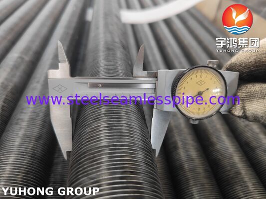 Tubos de aleta incrustados (ASME SA209 + material de aleta de aluminio 1060) para enfriadores secos