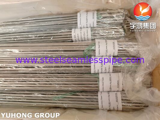 ASTM A269 TP316L BA tubo soldado de acero inoxidable para el transporte de fluidos y gases de precisión