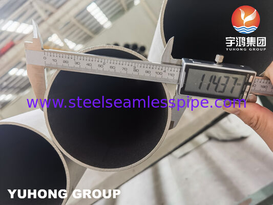 Tubería soldada de acero inoxidable dúplex ASTM A790 UNS S31803 para servicio industrial corrosivo