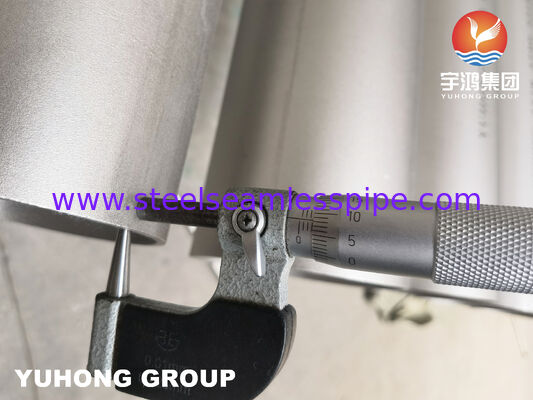 Tubería soldada de acero inoxidable dúplex ASTM A790 UNS S31803 para servicio industrial corrosivo