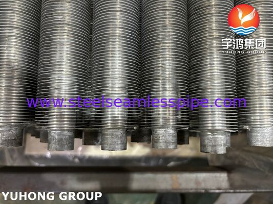 Tubos extrudidos con aletas para condensadores refrigerados por aire (ASTM A192 + Aluminio 1060)