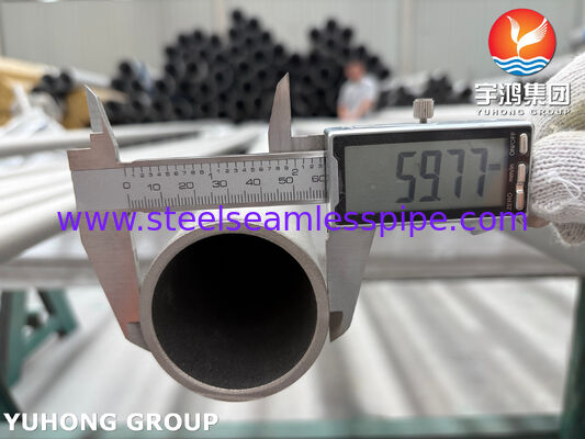 Tubo sin costura de acero inoxidable ASTM A312 TP304H 304L para aplicaciones químicas e industriales