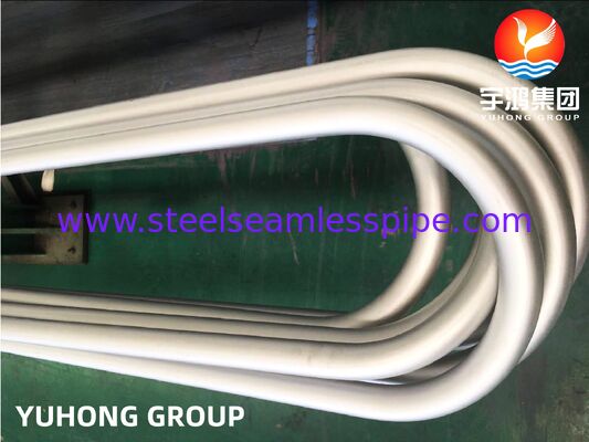 ASTM B444 Inconel 625 Tubo sin costura de U Bend para intercambiadores de calor de concha y tubo