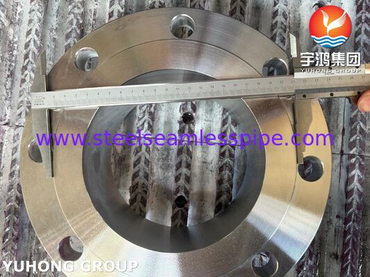 ASTM A182 F51 Duplex Stainless Steel Weld Neck RF Flange for Pressure Piping