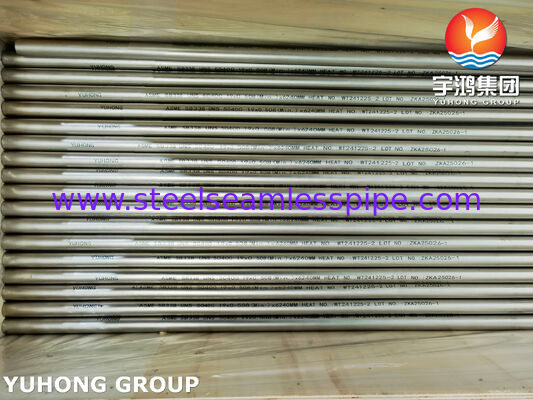 ASME SB338 UNS R50400 Tubos de titanio sin costura para condensadores y intercambiadores de calor